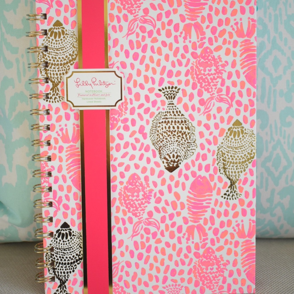 Lilly Pulitzer Heart and Sole Notebook NWT